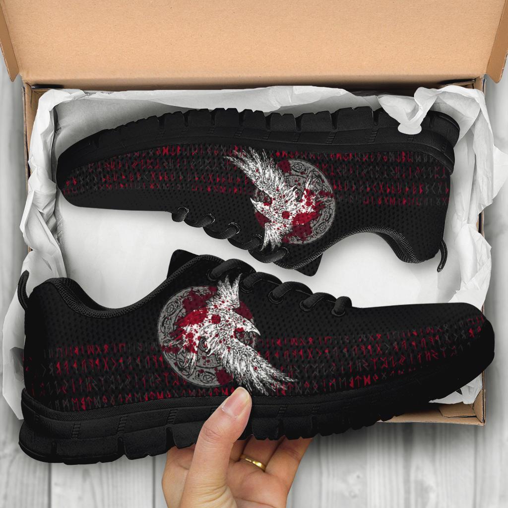 Viking Sneakers - Mystical Raven Tattoo Blood RLT12
