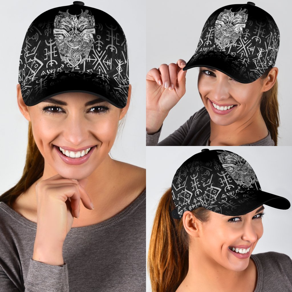 Viking Classic Cap Wolf and Raven Special RLT12