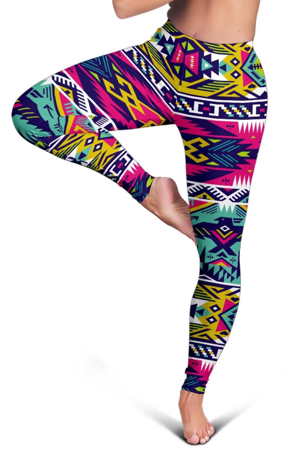 Full Color Thunder Bird Native American Leggings LT10