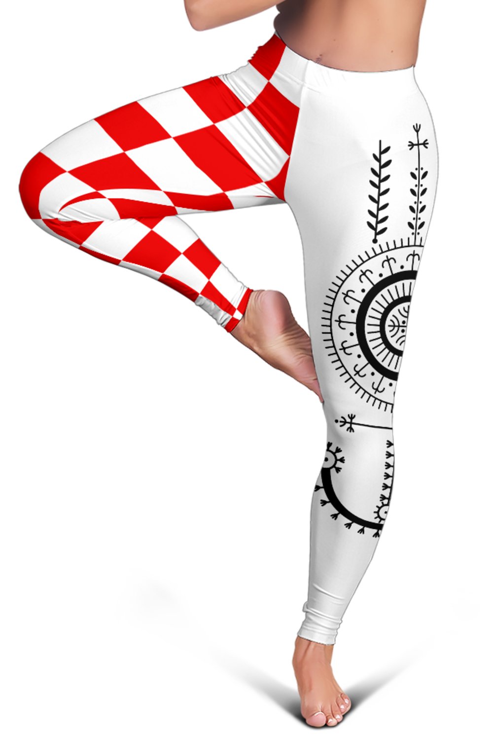 Croatia Leggings Croatian Tattoo