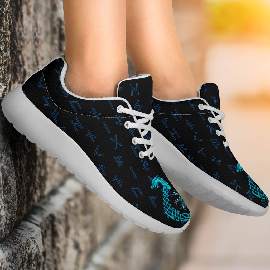 Viking Sport Sneakers, Aegishjalmur Helm Of Awe Blue Edition RLT12
