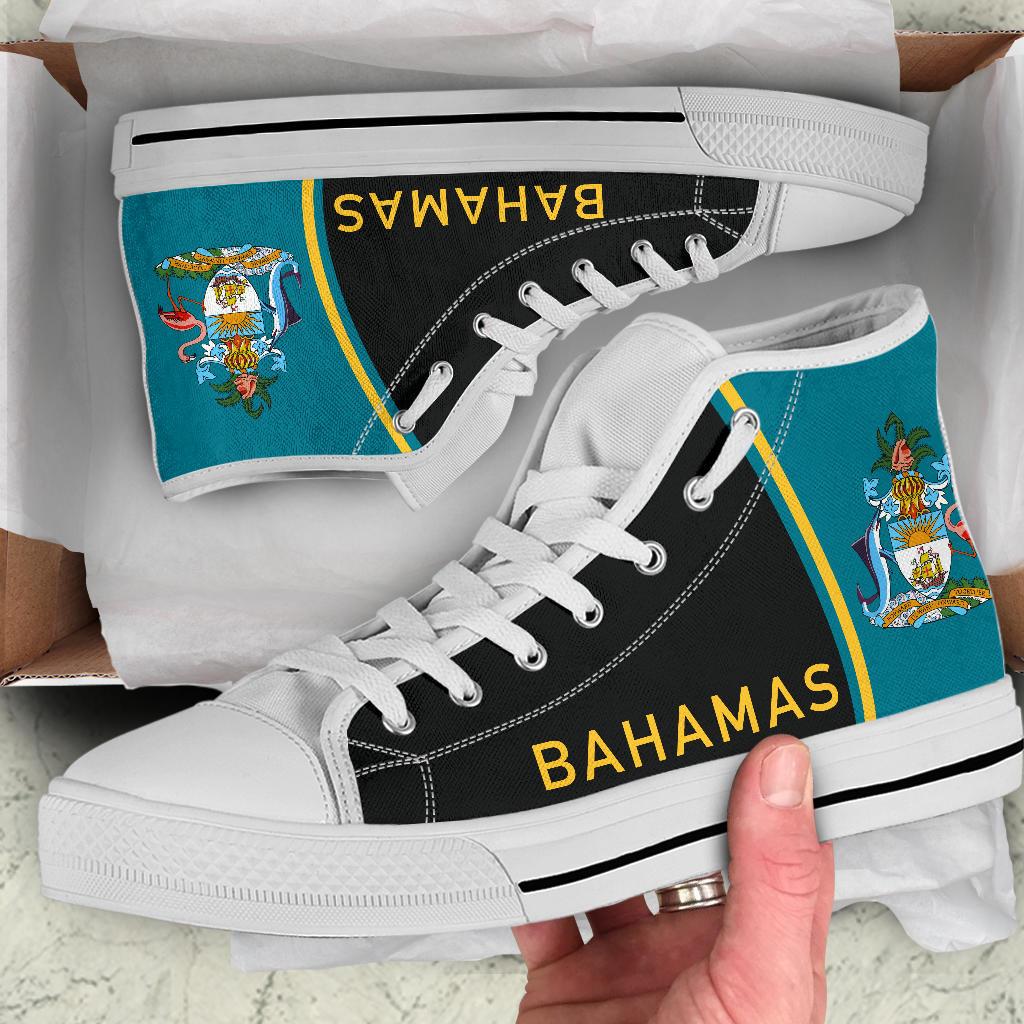 Bahamas High Top Canvas Shoes - Curve Version