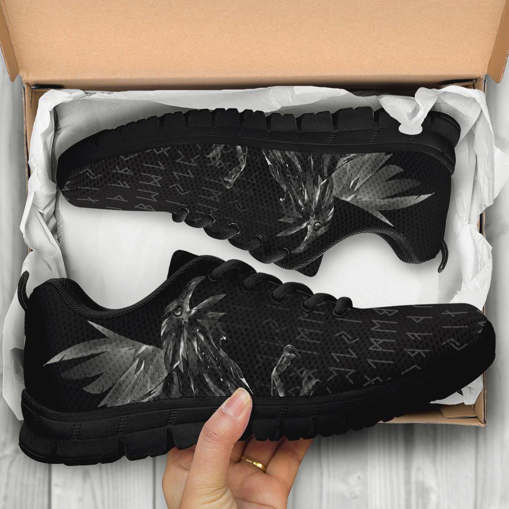 Viking Sneakers - Odin Huginn and Muninn Rune RLT12
