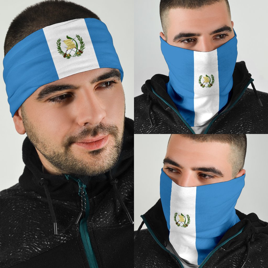 Guatemala Bandana 3 - Pack - Flag Neck Gaiter