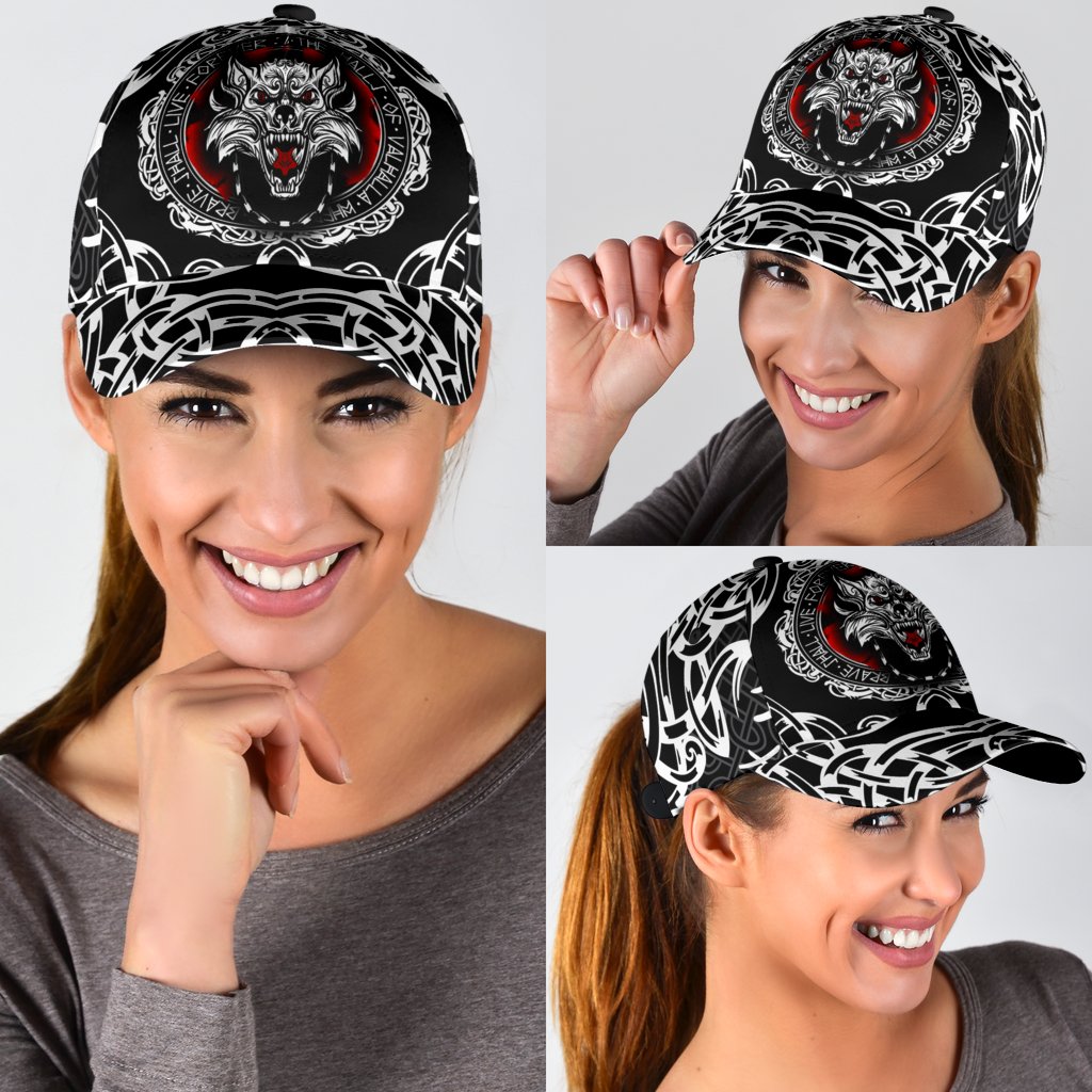 Viking Classic Cap, Fenrir Wolf RLT12