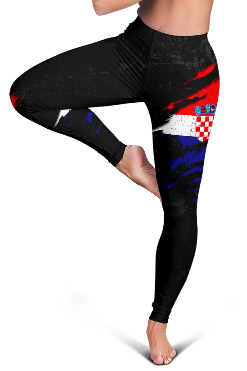Croatia in Me Leggings - Special Grunge Style