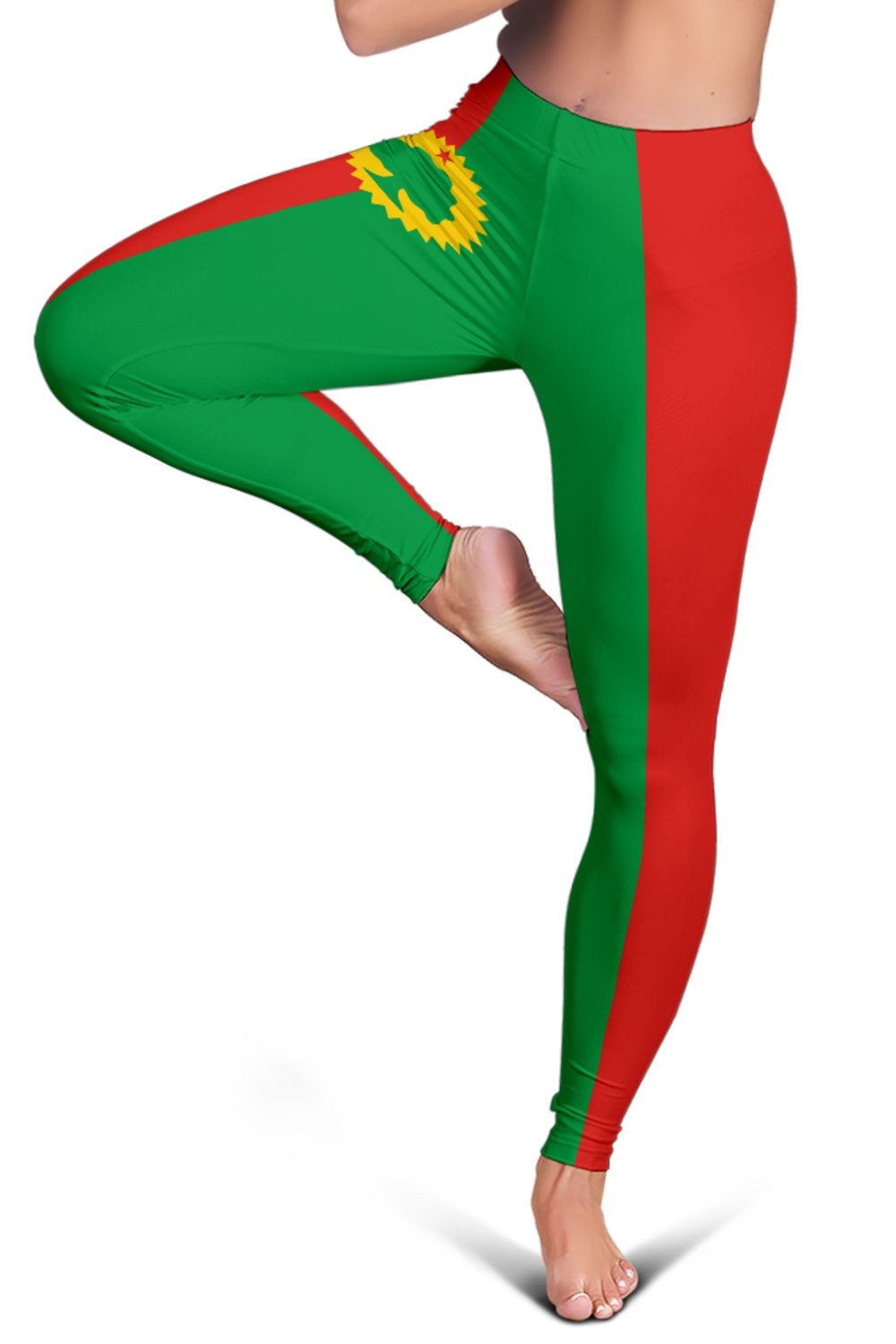 African Ethiopia, Women's Leggings Flag of Oromo Liberation