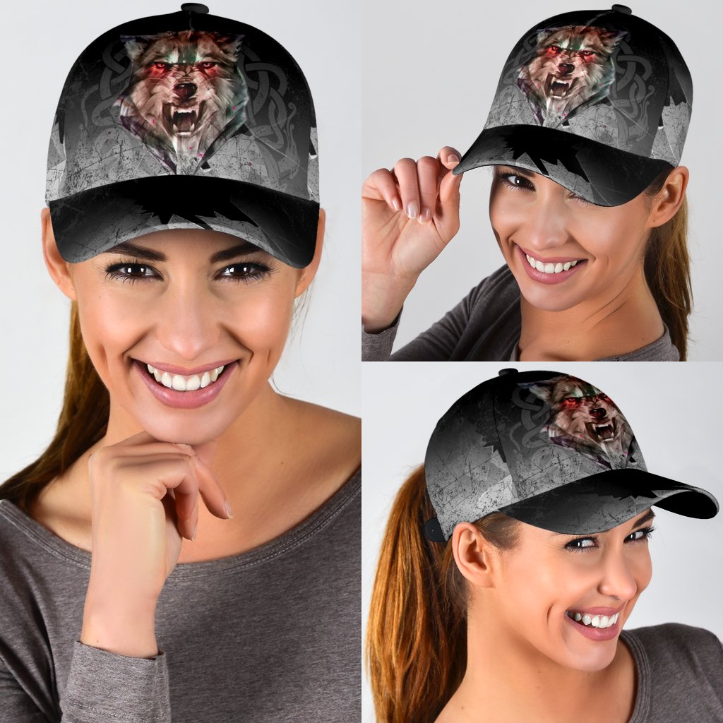 Viking Classic Cap Fenrir Norse Wolf RLT12