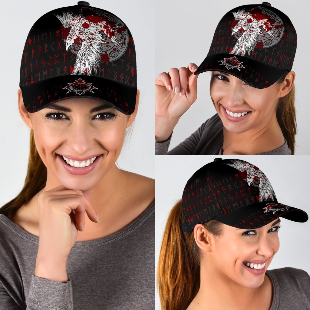 Viking Classic Cap Mystical Raven Tattoo Blood RLT12