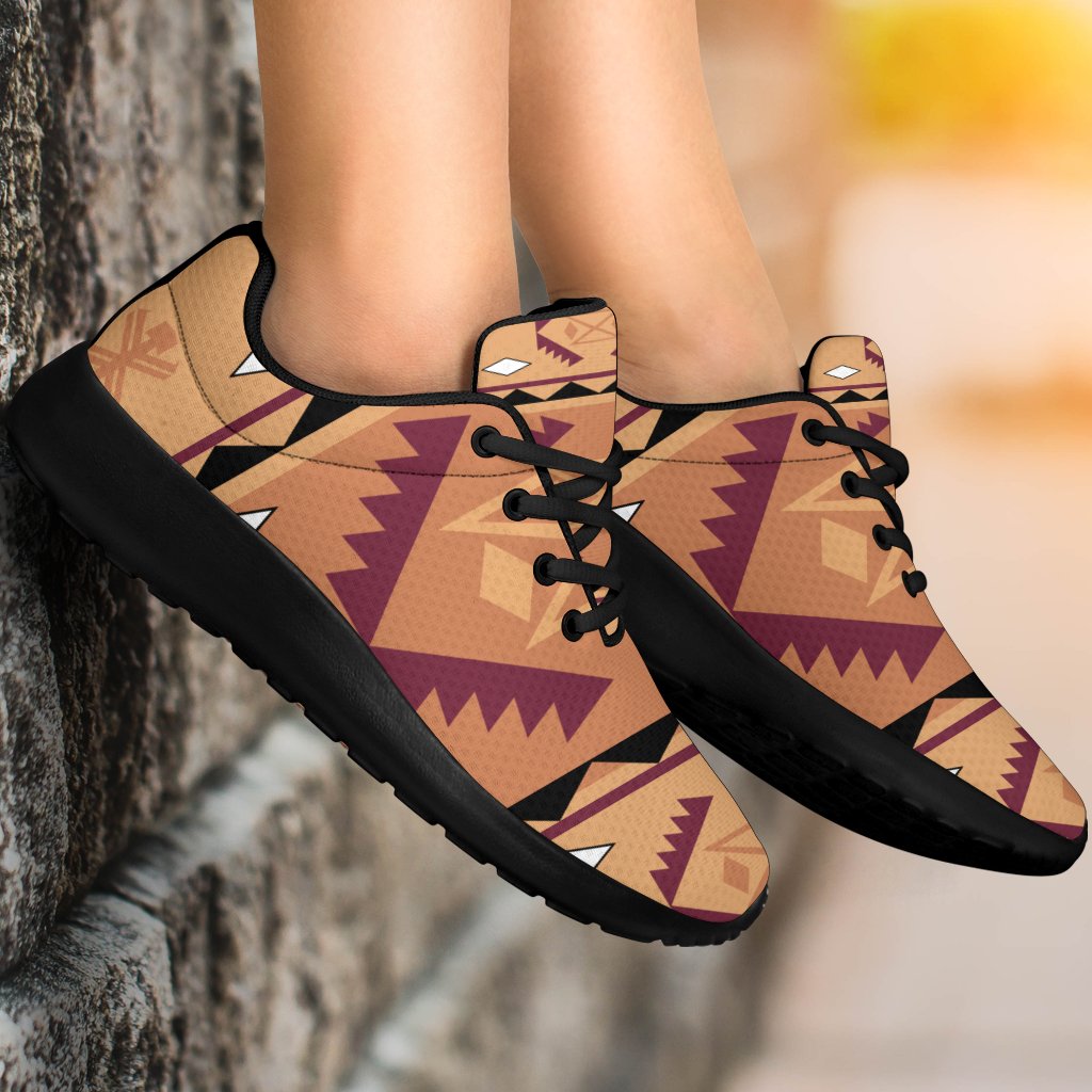 Pink Purple Design Native American Sport Sneakers LT10