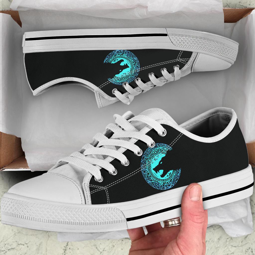 Viking Low Top Shoes Fenrir Norse Wolf RLT12