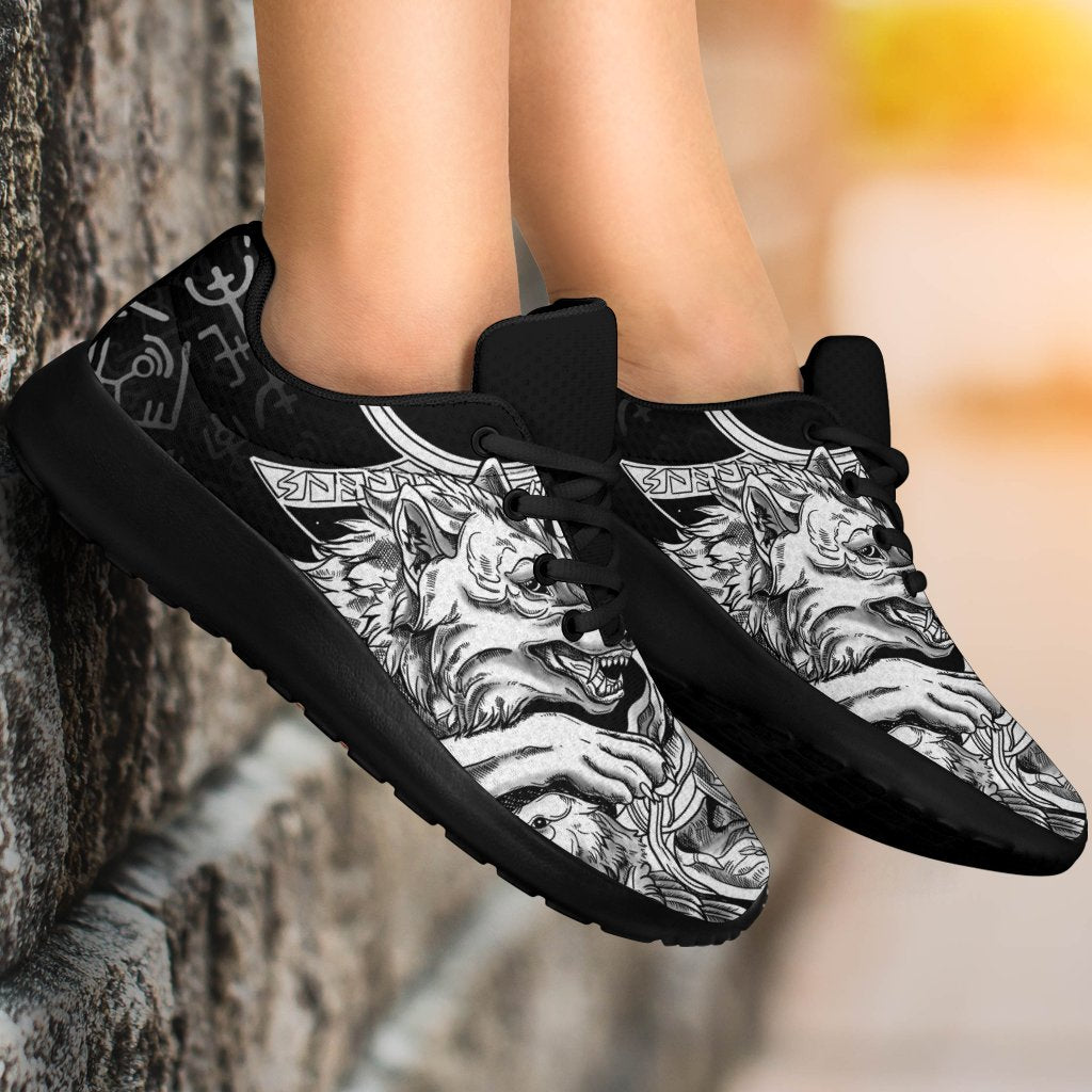 Viking Sport Sneakers Wolf and Raven Special RLT12