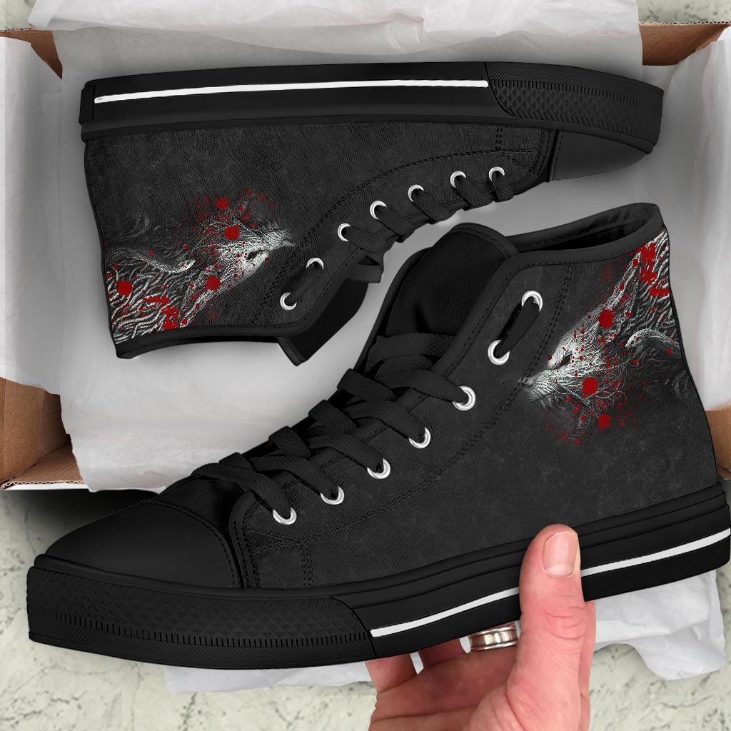 Viking High Top Shoes, Fenrir Blood RLT12