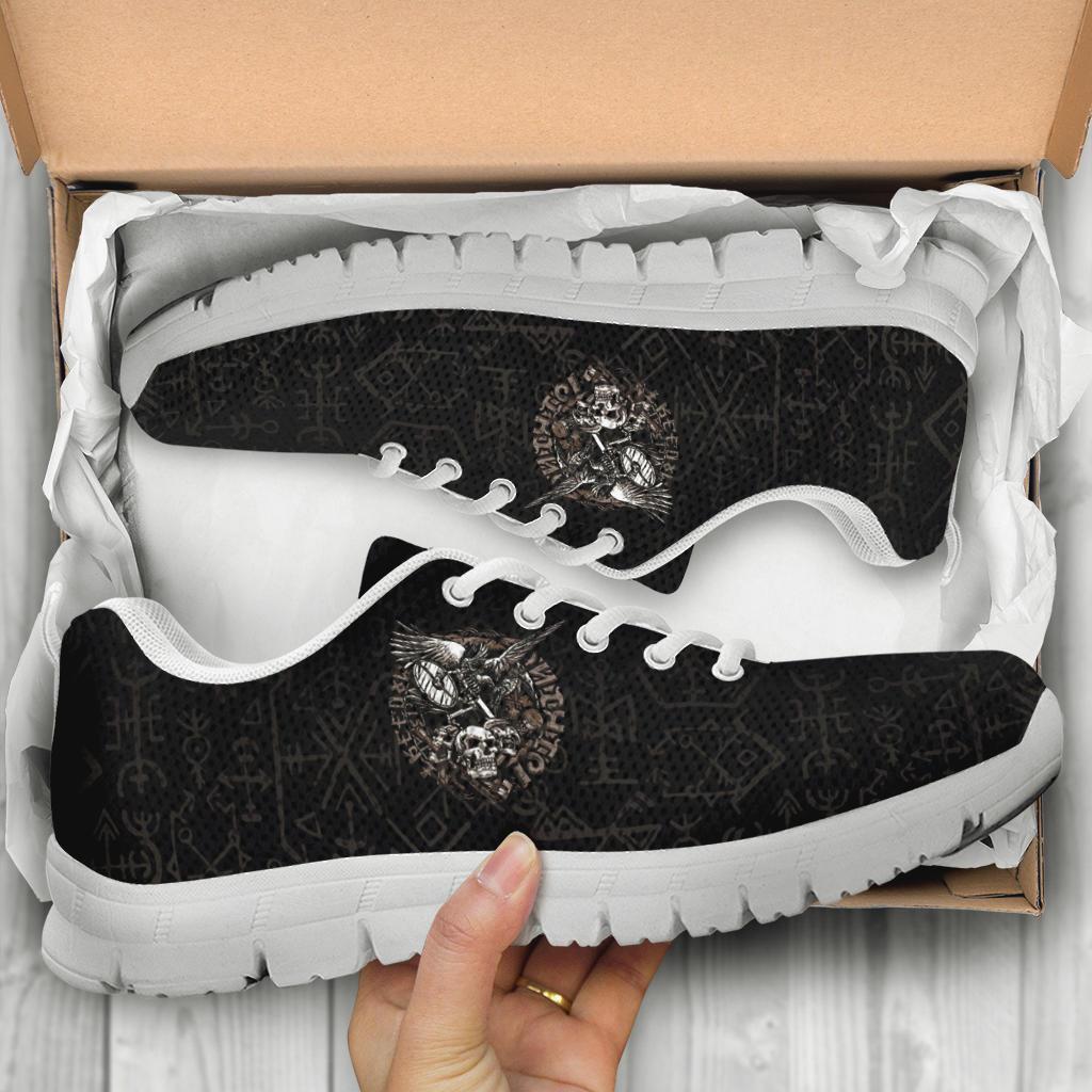 Viking Warrior Tattoo Odin Sneakers RLT12