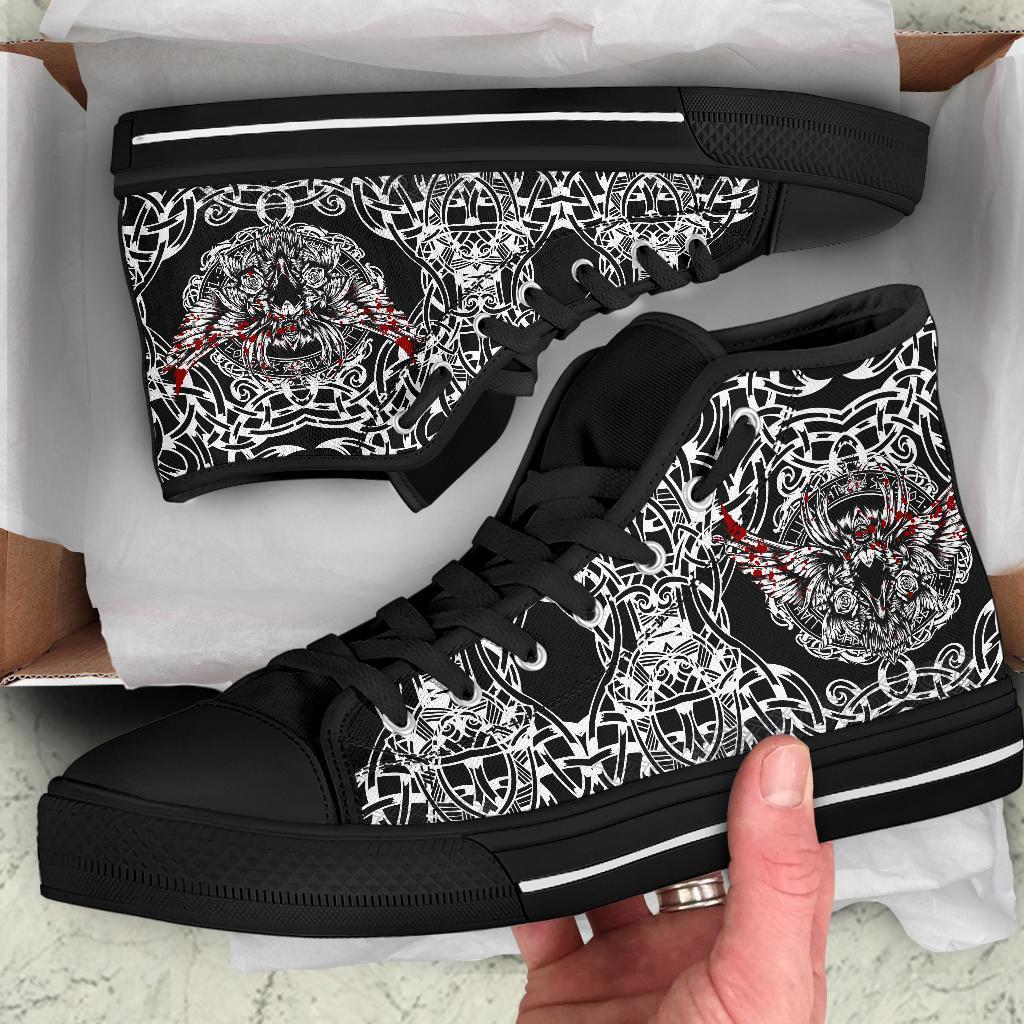 Viking High Top Shoes, Raven Blood RLT12