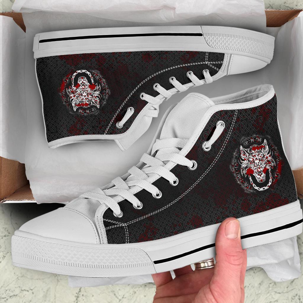 Viking High Top Shoes Fenrir Viking Blood 3D RLT12
