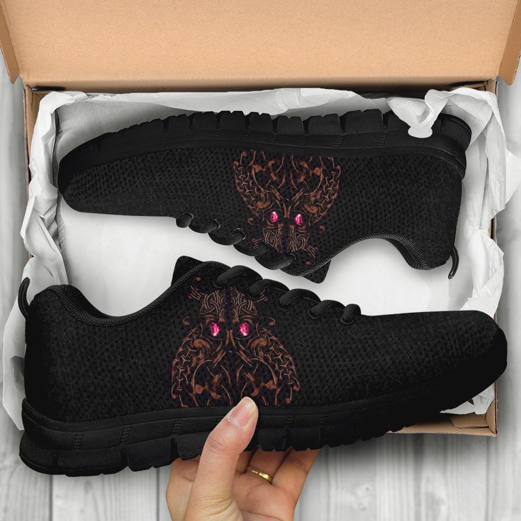 Viking Sneakers, Odin God Furthark Tattoo Special RLT12