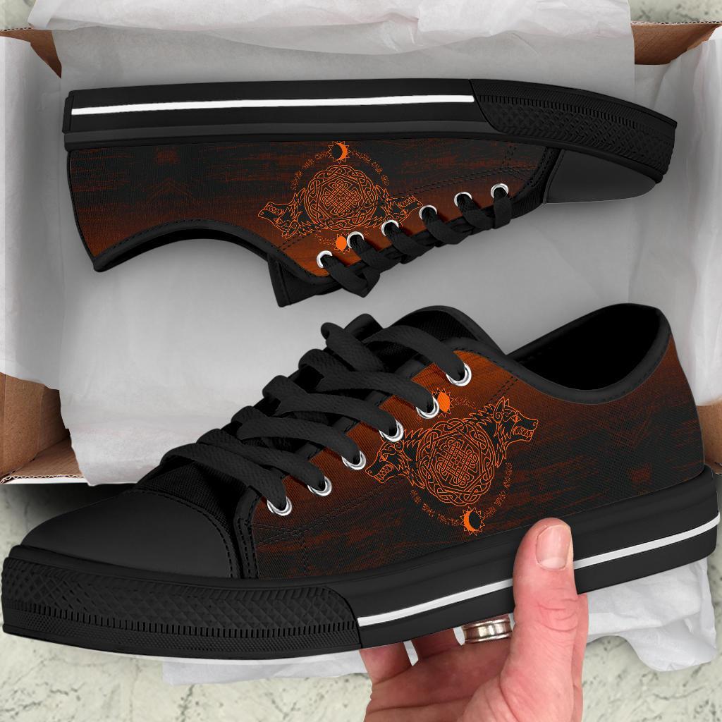 Viking Low Top Shoes, Skoll and Hati Orange RLT12