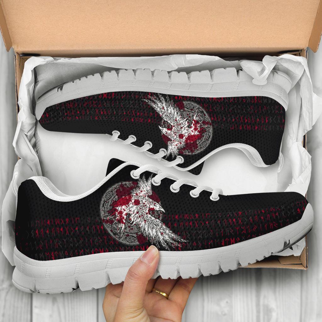 Viking Sneakers - Mystical Raven Tattoo Blood RLT12