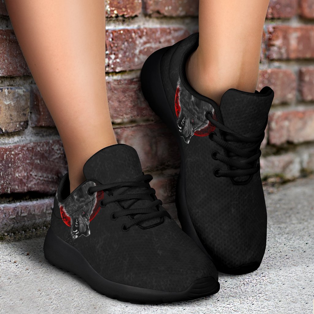 Viking Sport Sneakers Wolf and Blood Moon RLT12