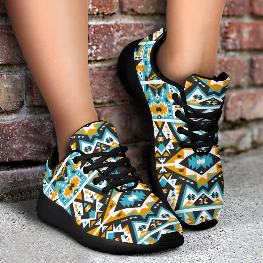 Native American Seamless Ethnic Pattern Sport Sneakers LT10