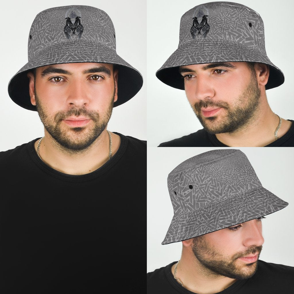 Viking Bucket Hat Raven Valknut RLT12