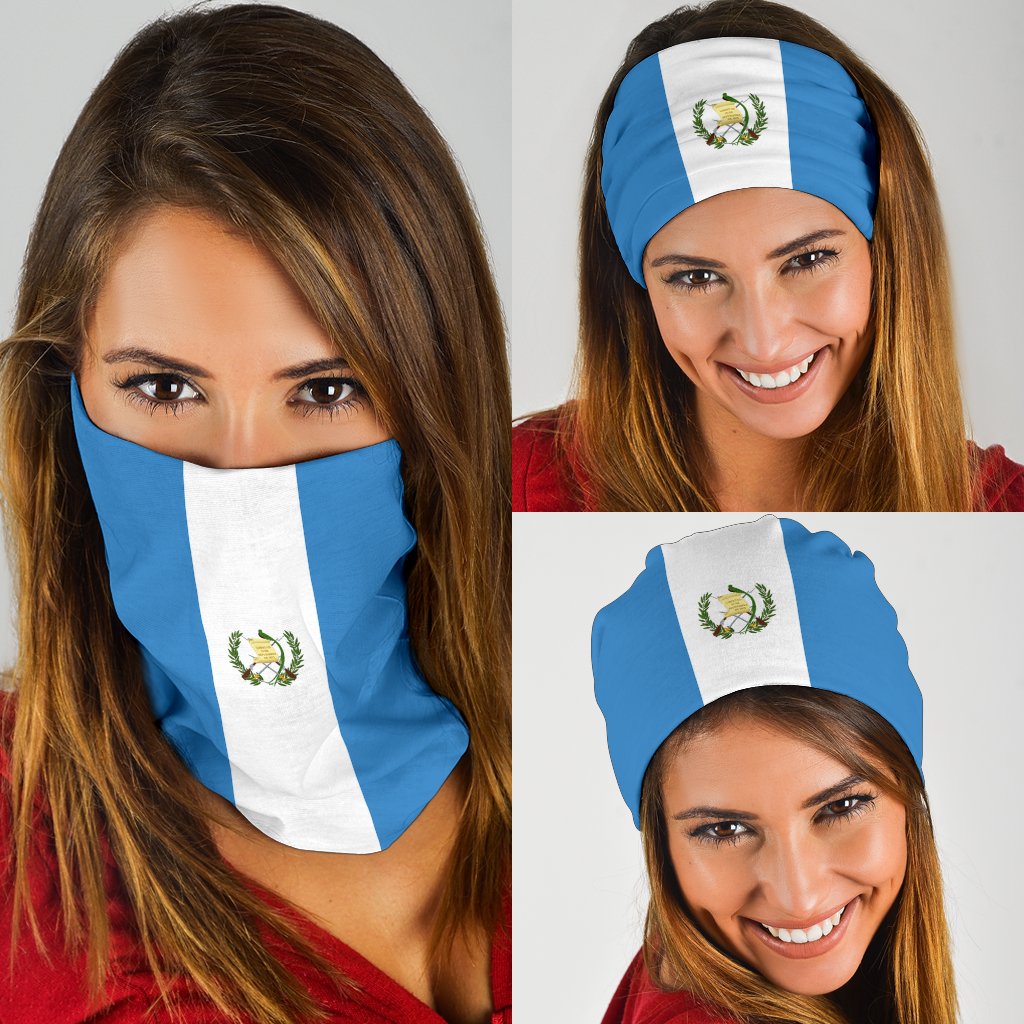 Guatemala Bandana 3 - Pack - Flag Neck Gaiter