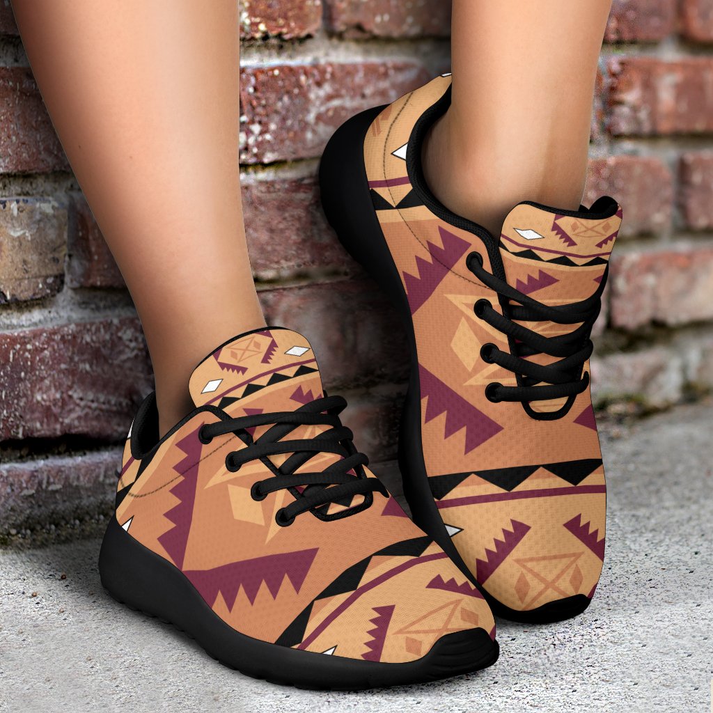 Pink Purple Design Native American Sport Sneakers LT10