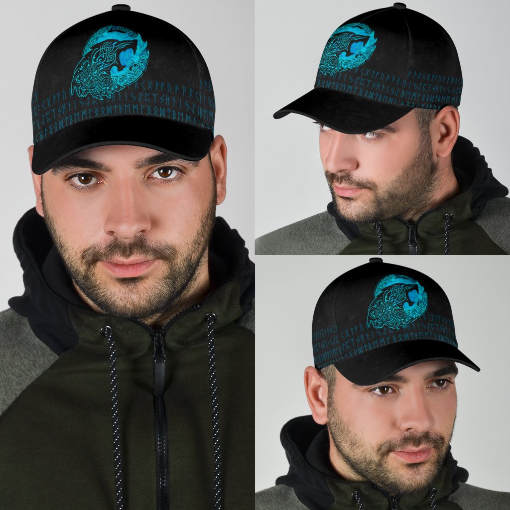 Viking Classic Cap Fenrir Wolf Cyan RLT12