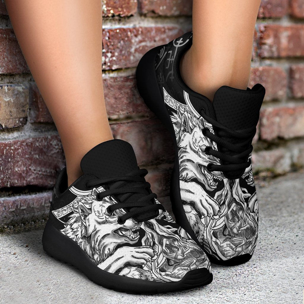 Viking Sport Sneakers Wolf and Raven Special RLT12