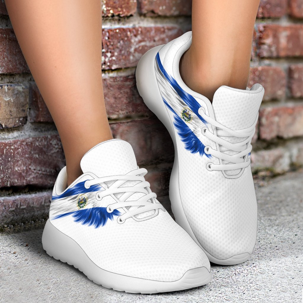El Salvador Sneakers Wings Flag (Women's/Men's)