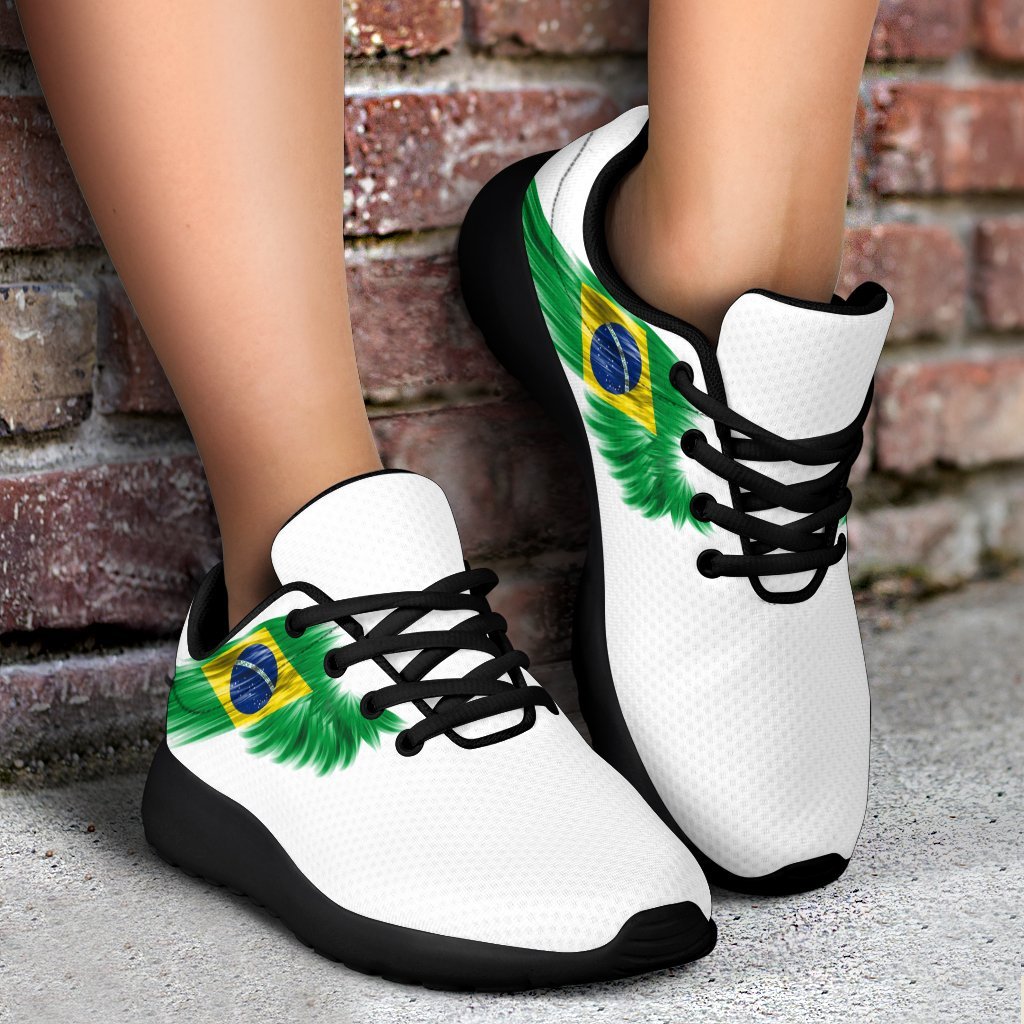 Brazil Sneakers Wings Flag (Women's/Men's)