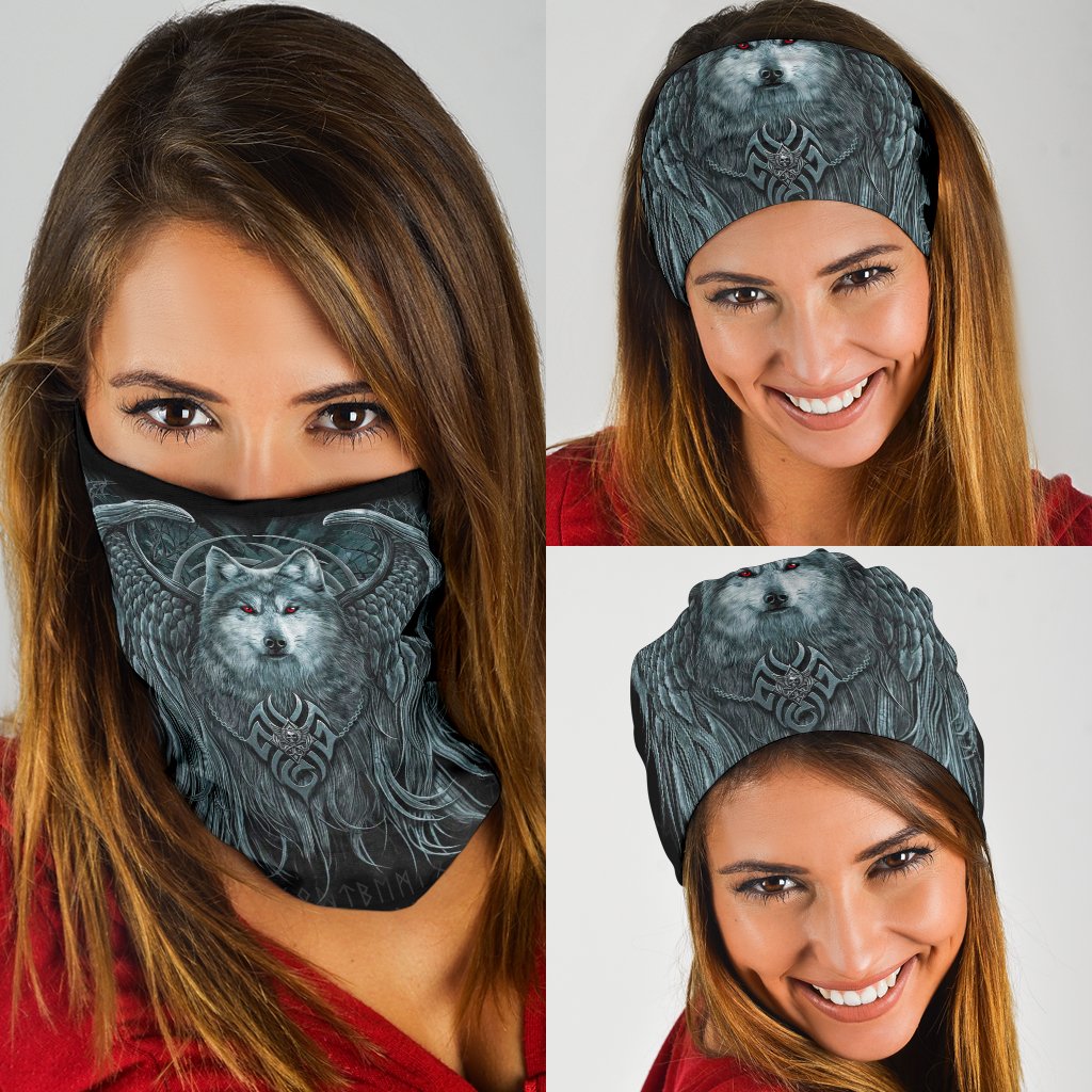 Viking Bandana 3 Pack, Spiral Wolf Spirit RLT12