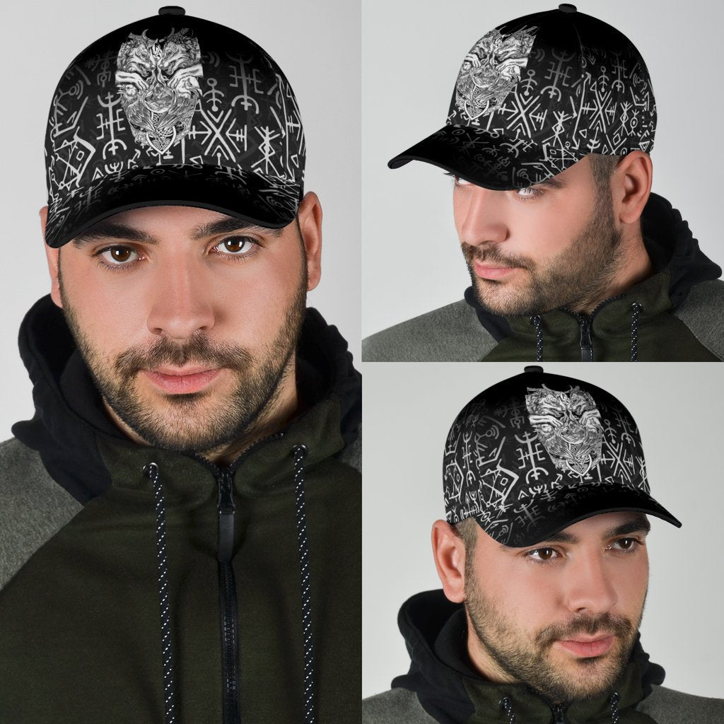 Viking Classic Cap Wolf and Raven Special RLT12