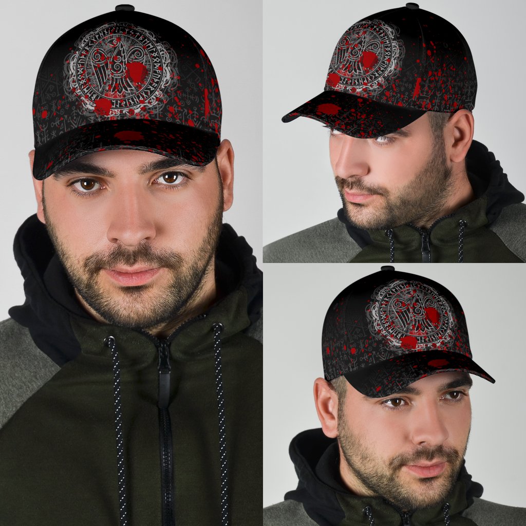 Viking Classic Cap Raven Celtic Tattoo Blood RLT12