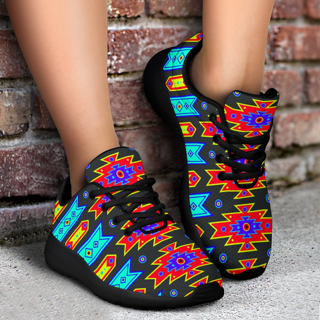 Native American Light Pattern Sport Sneakers LT10