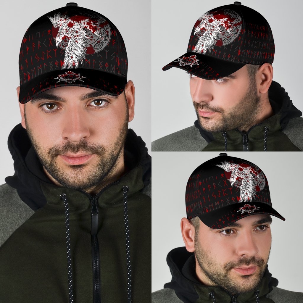 Viking Classic Cap Mystical Raven Tattoo Blood RLT12