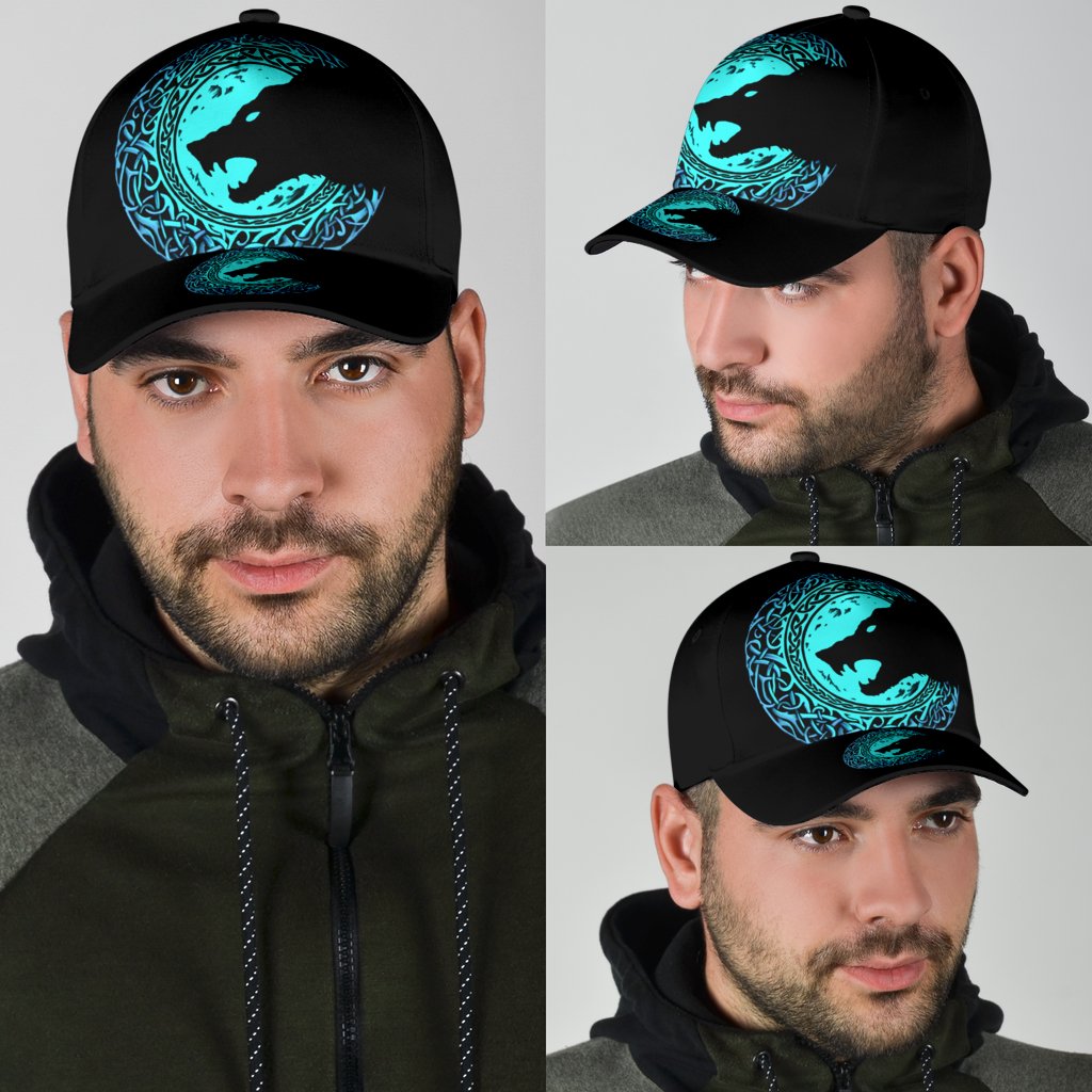 Viking Classic Cap Fenrir Norse Wolf RLT12