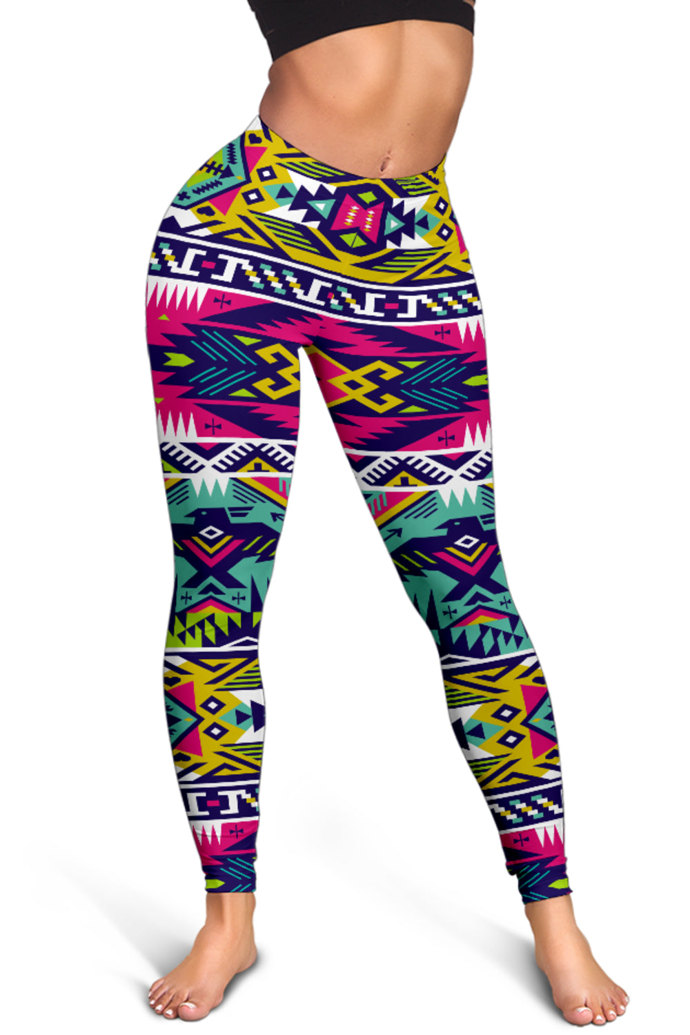 Full Color Thunder Bird Native American Leggings LT10