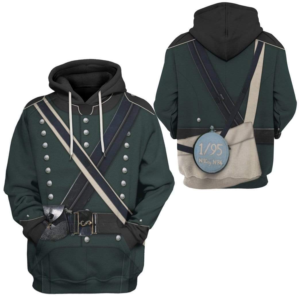 95th Rifles Uniform British Army Hoodie Original Style LT8
