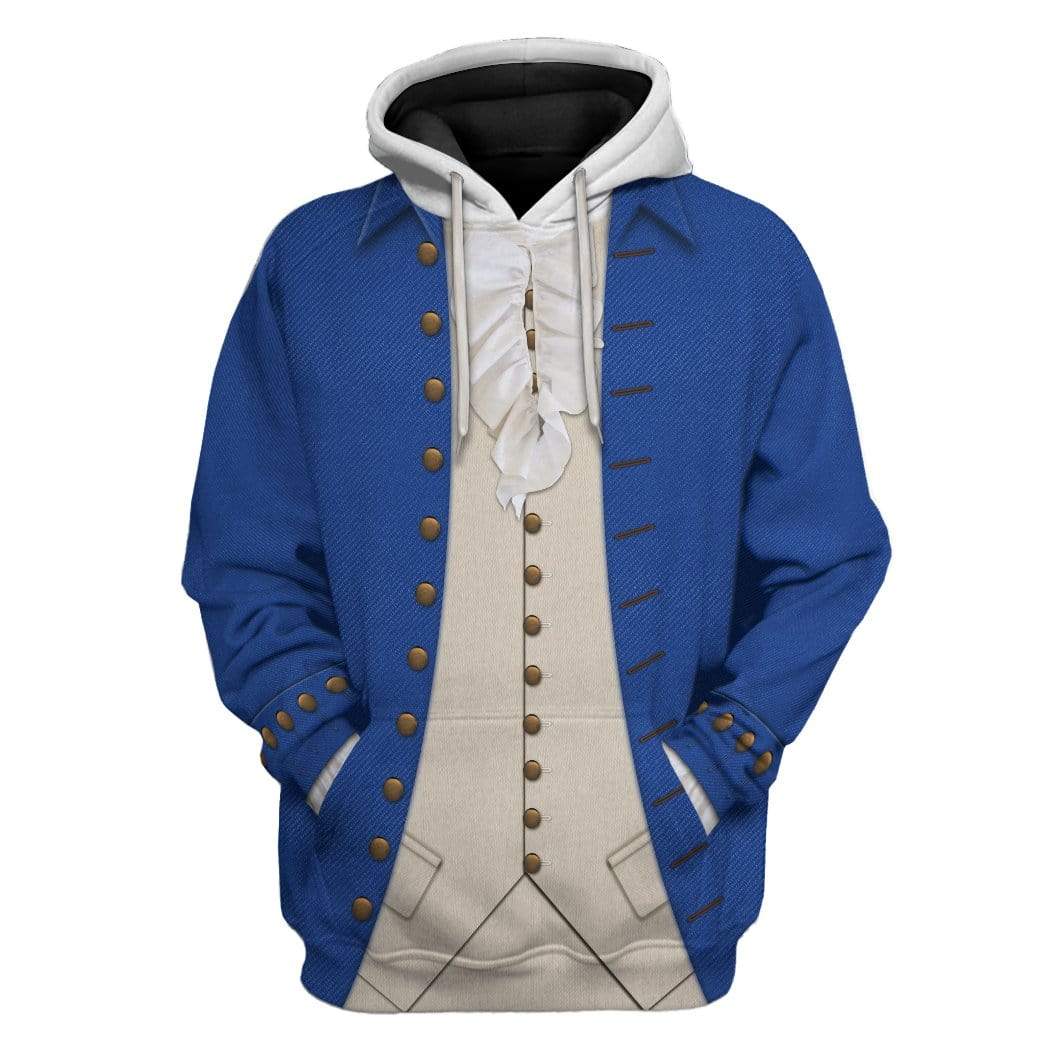 Alexander Hamilton Hoodie Original Style Blue LT8