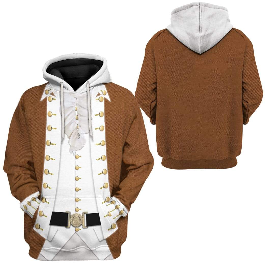 Alexander Hamilton Hoodie Original Style Brown LT8