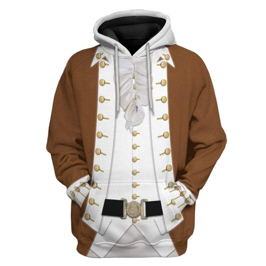 Alexander Hamilton Hoodie Original Style Brown LT8