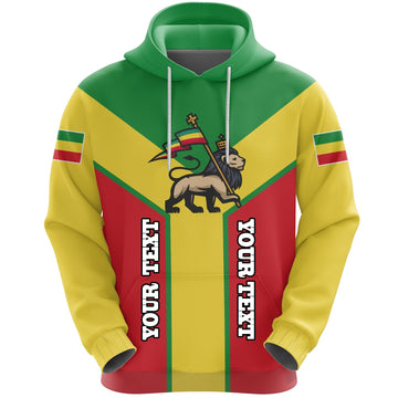 Custom Ethiopia Pullover Hoodie Rising