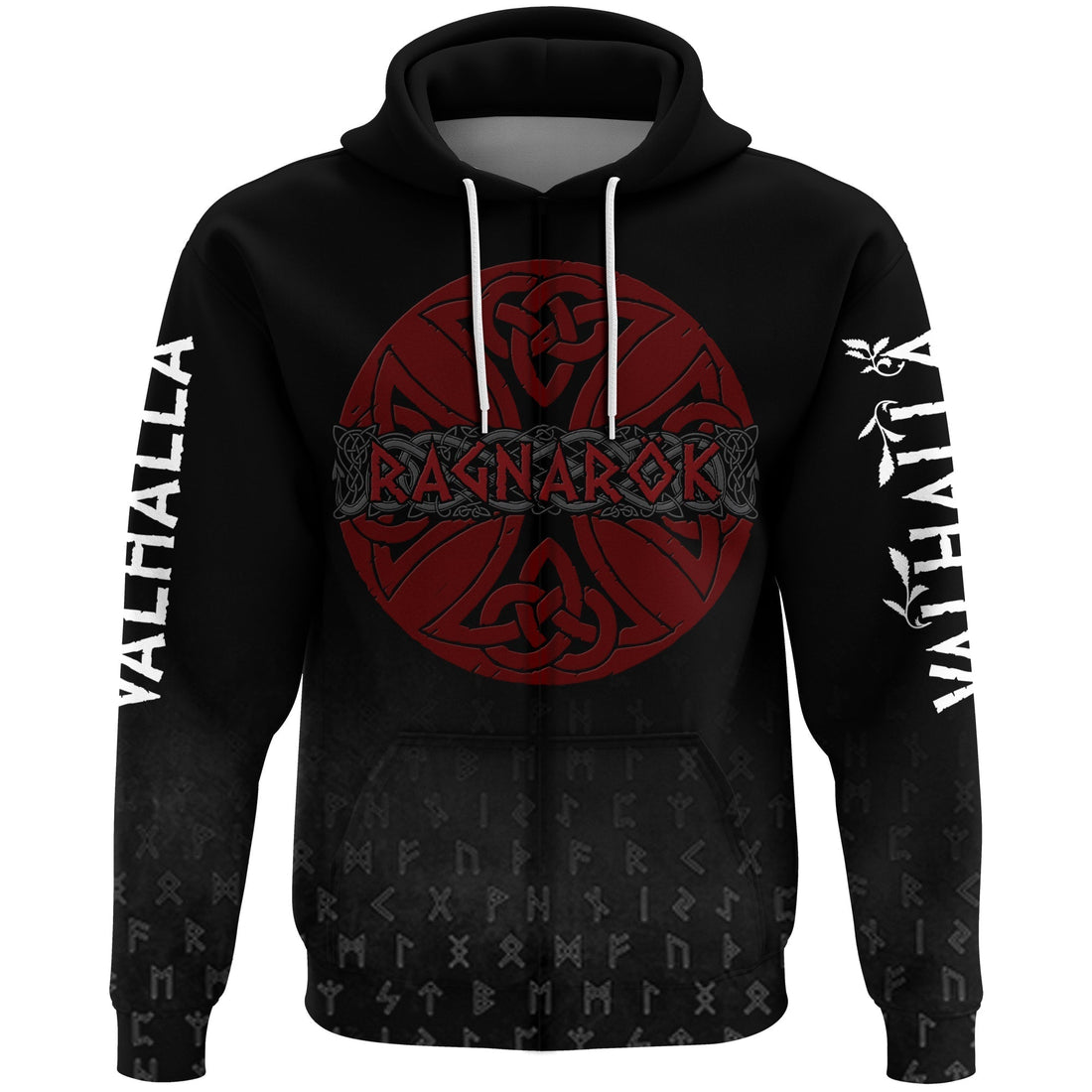 Viking Ragnarok Zip Hoodie RLT12