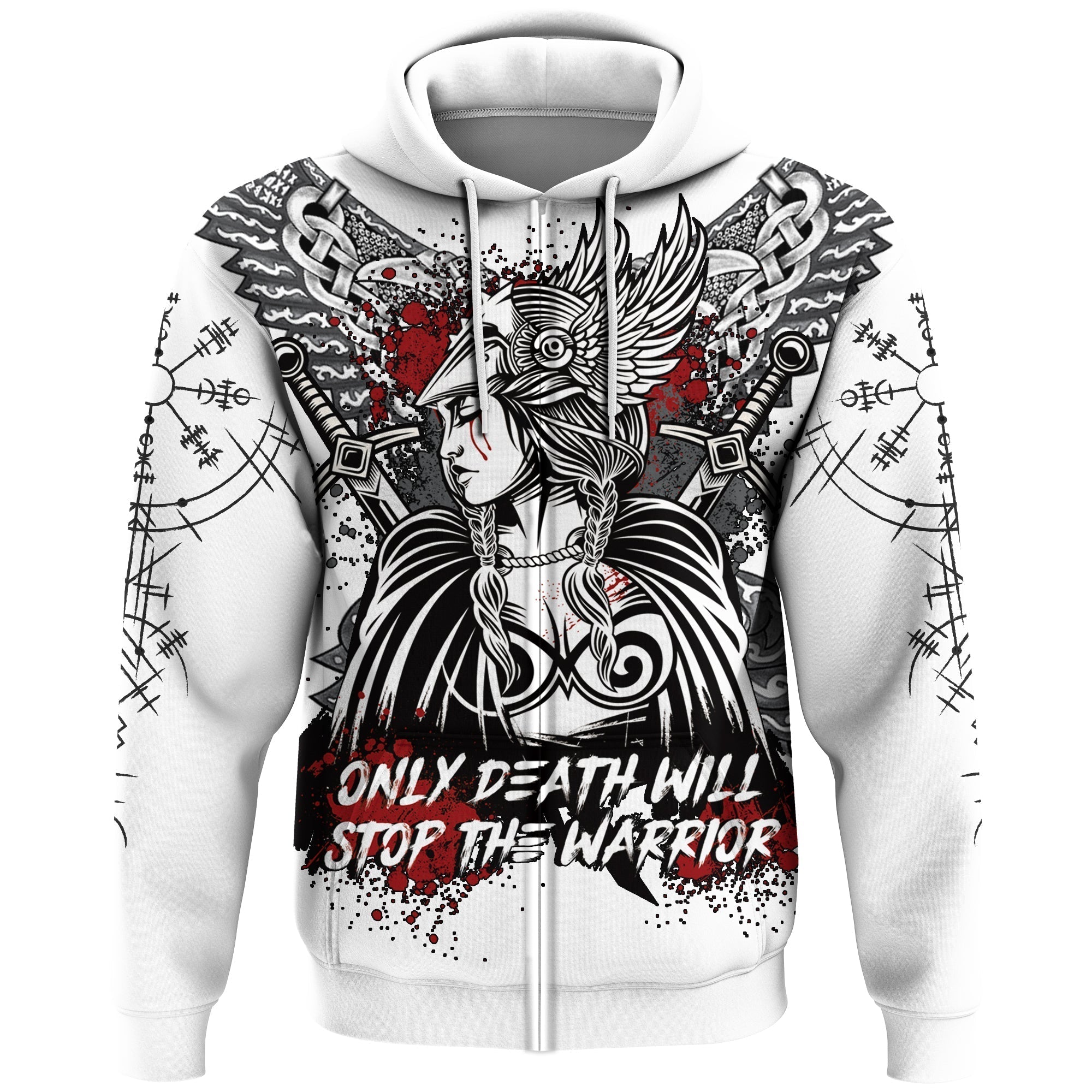 VikingValkyrie Honor Zip Hoodie RLT12