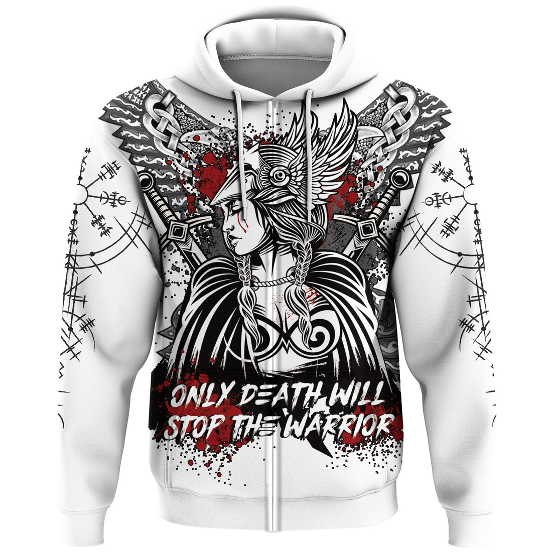 VikingValkyrie Honor Zip Hoodie RLT12