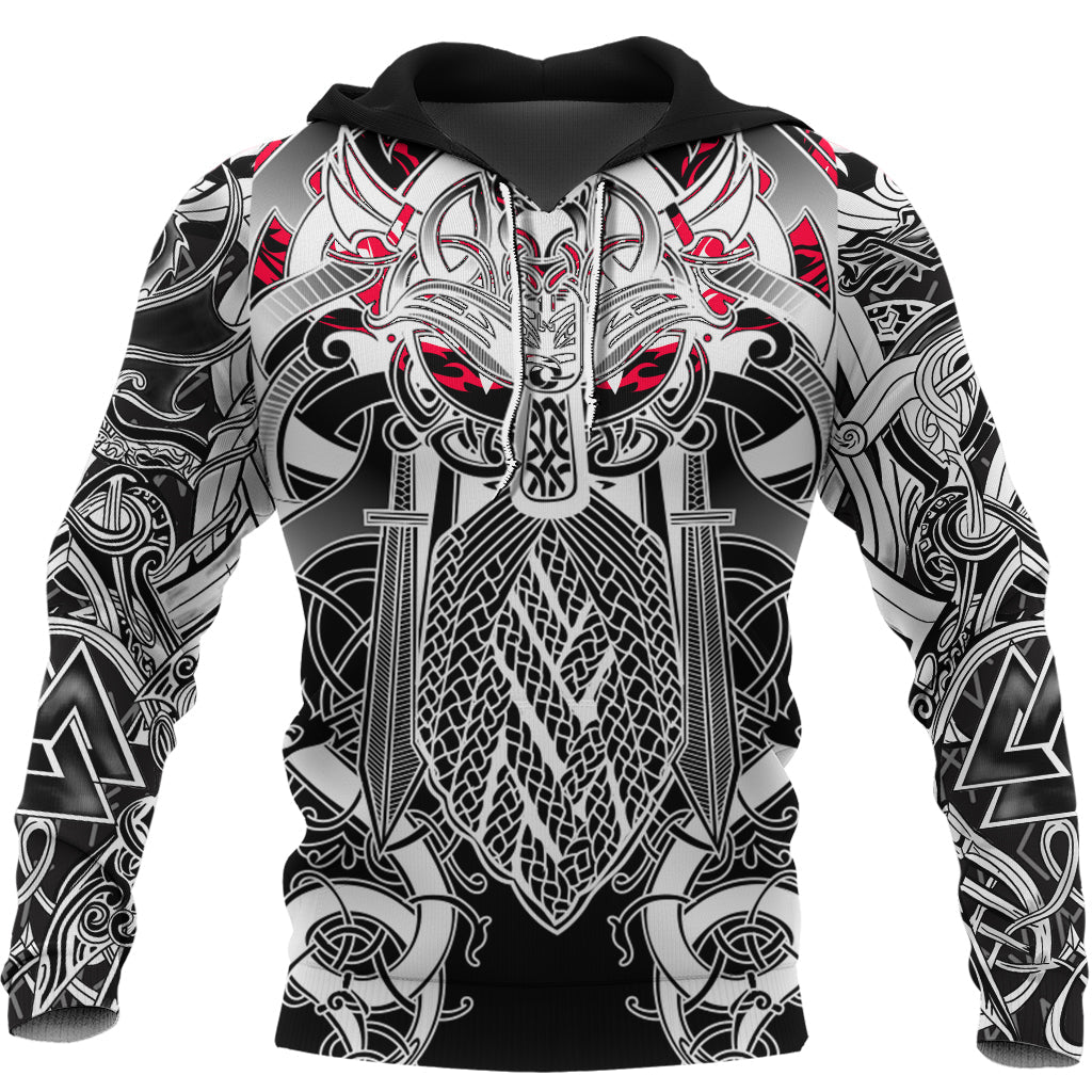 Viking Hoodie Odin Eternal Flame RLT12