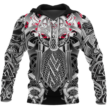 Viking Hoodie Odin Eternal Flame RLT12