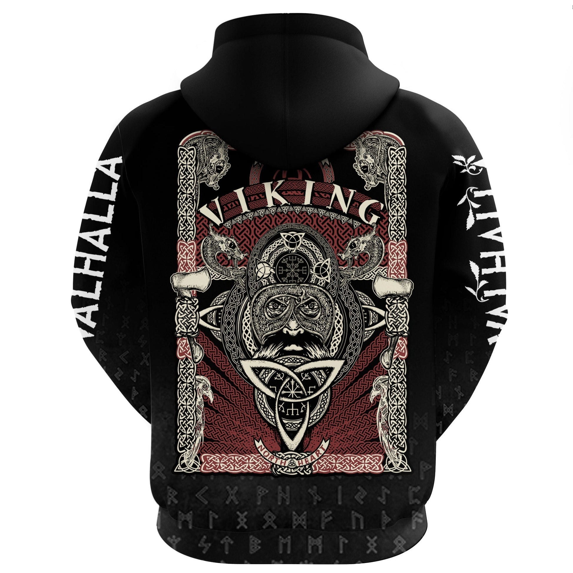 Viking Ragnarok Zip Hoodie RLT12